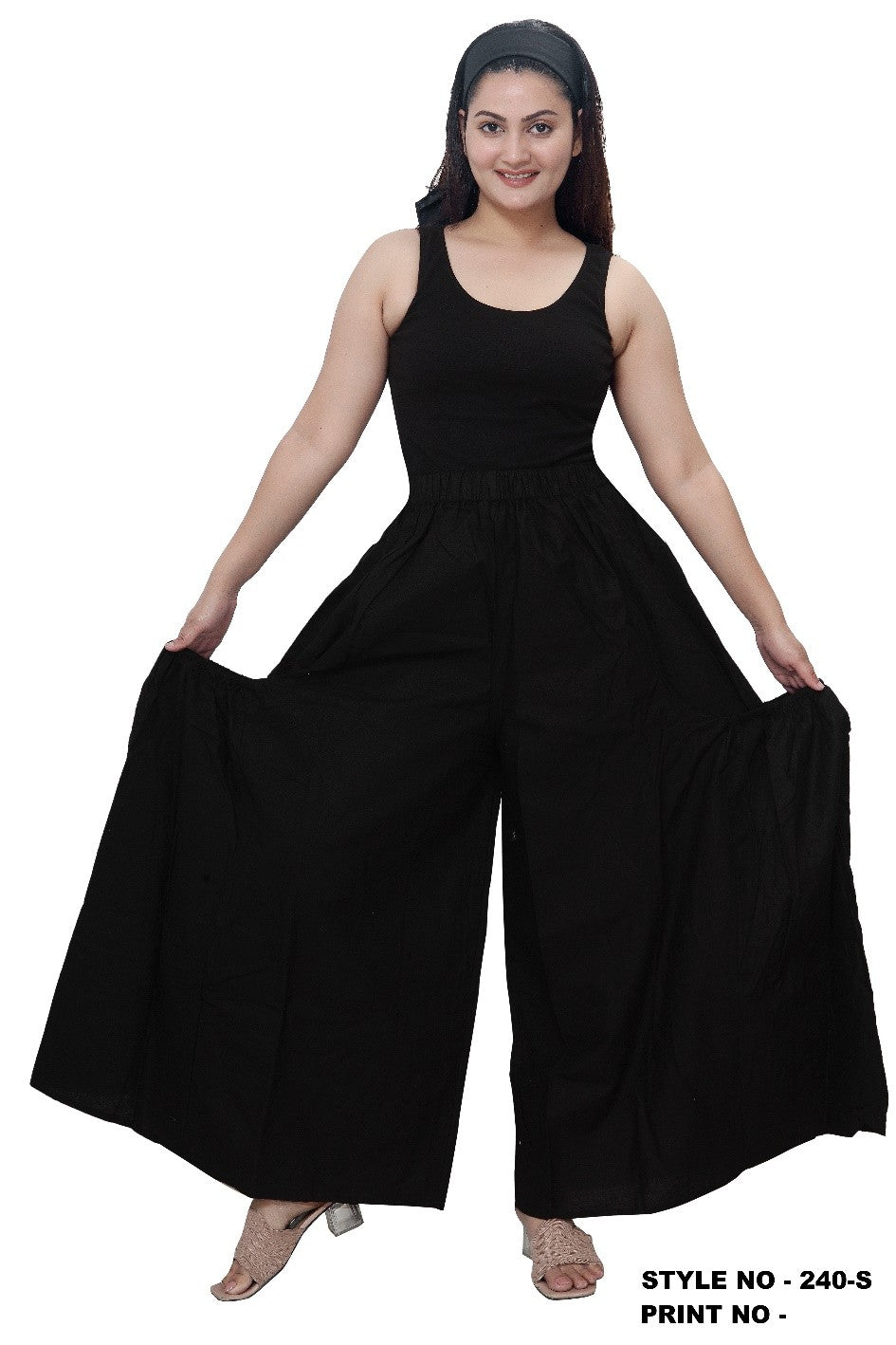 240S - Solid Color Palazzo Pants With Huge Side Pockets (3 PCS PRE-PACK) - $20.00 Each NEW COLORS JUST IN!!
