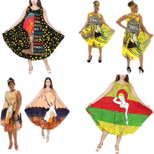 $4 EACH (25 pcs for $100) UMBRELLA DRESS- Assorted Box