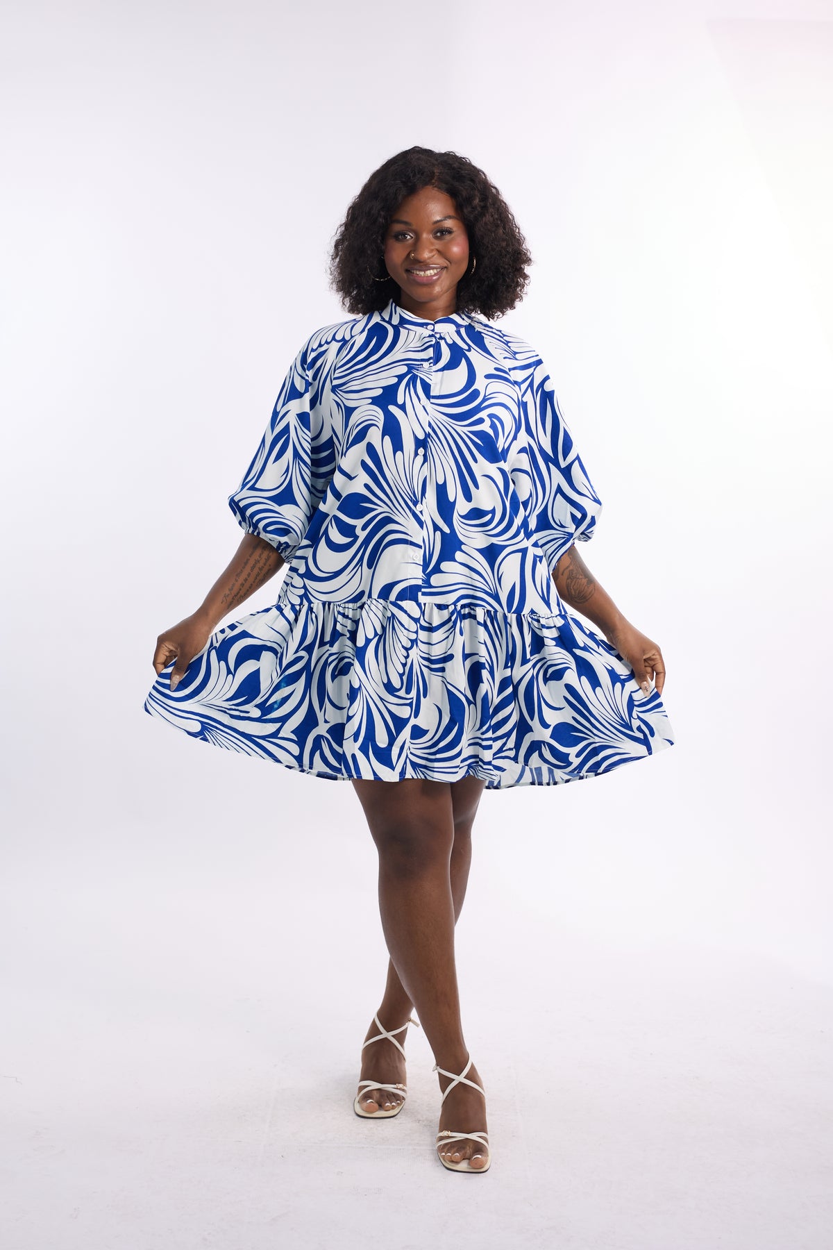 26022 -Women's Button Down Elegant Dress - $15.00 Each (3 pcs per pack)