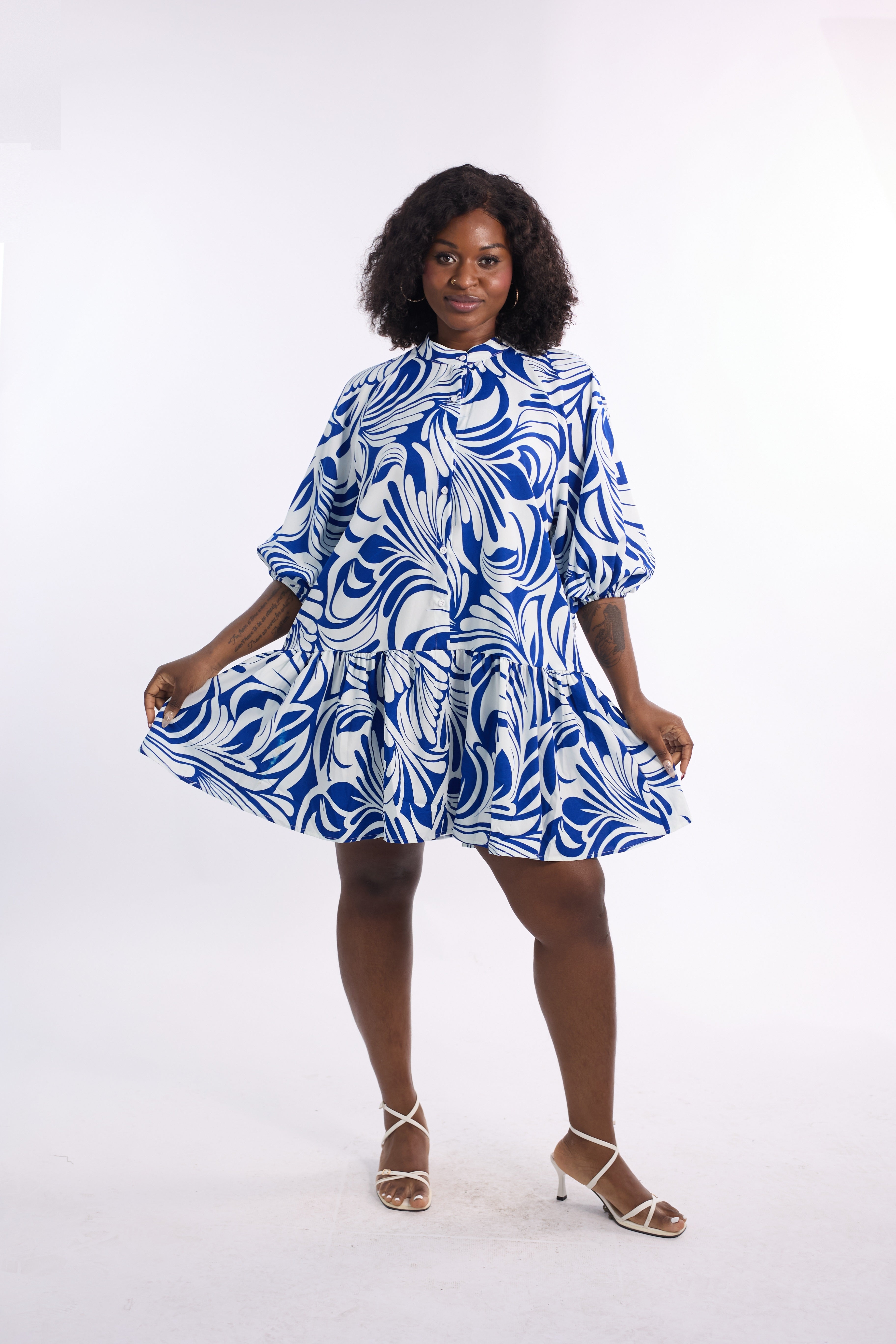26022 -Women's Button Down Elegant Dress - $15.00 Each (3 pcs per pack)