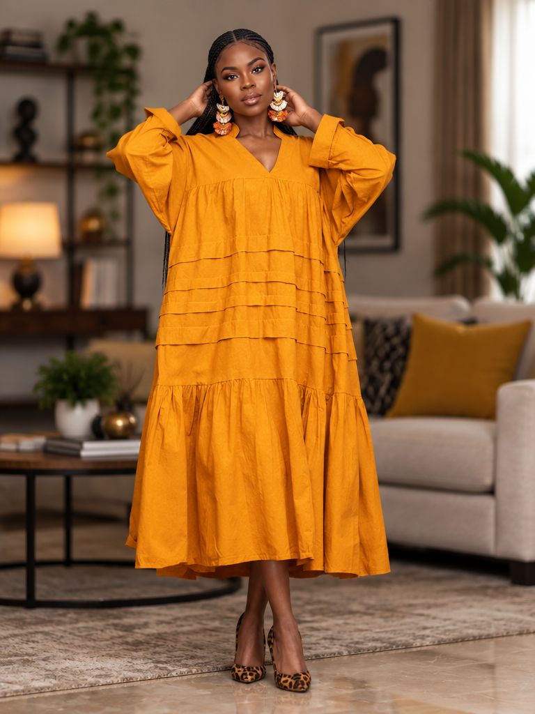 7580S  - Must Have Solid Color Tunic Dress  (3 PCS PRE-PACK)